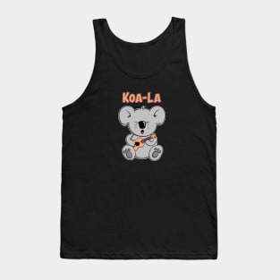 Koala with Ukulele Tank Top